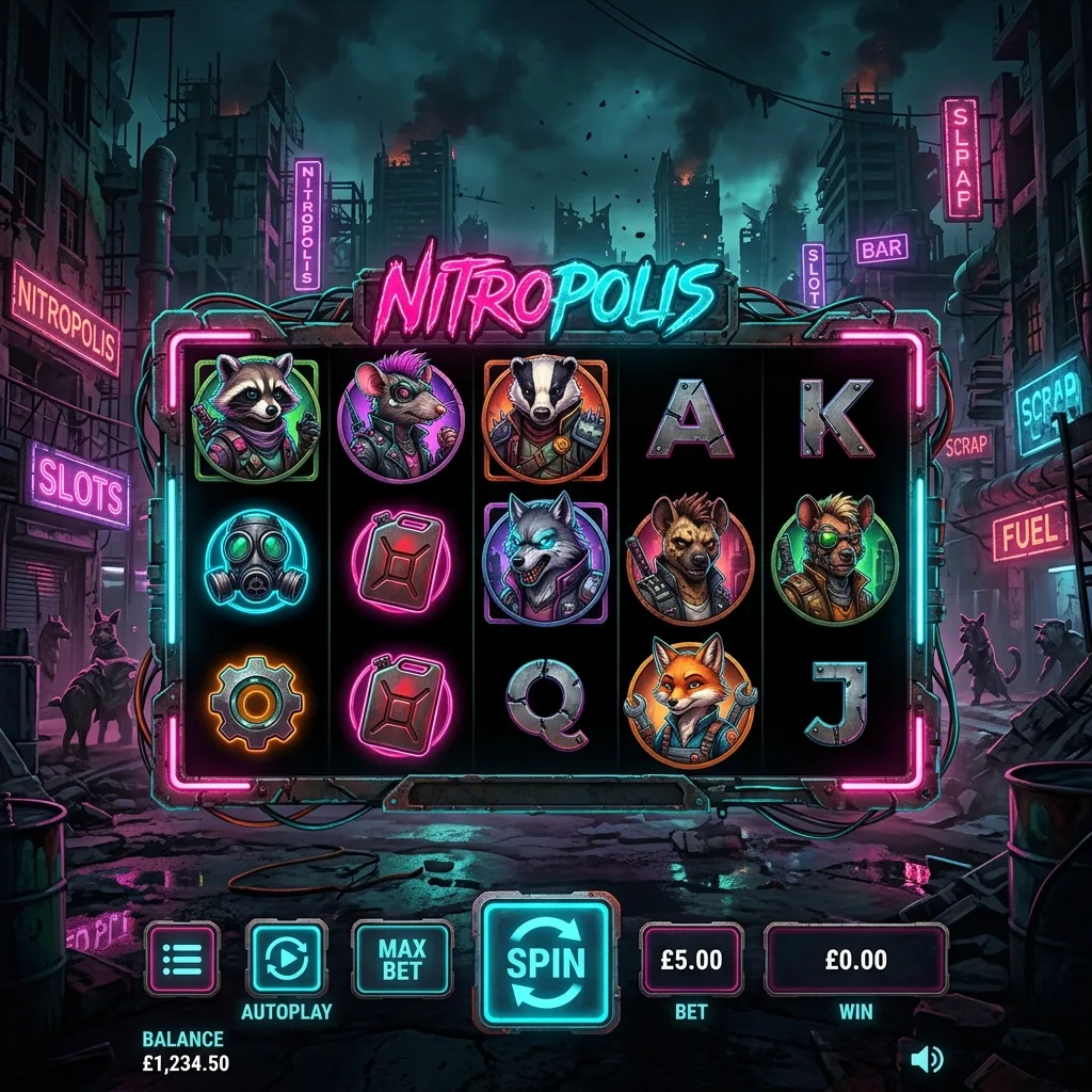 Постапокалиптический город Nitropolis
