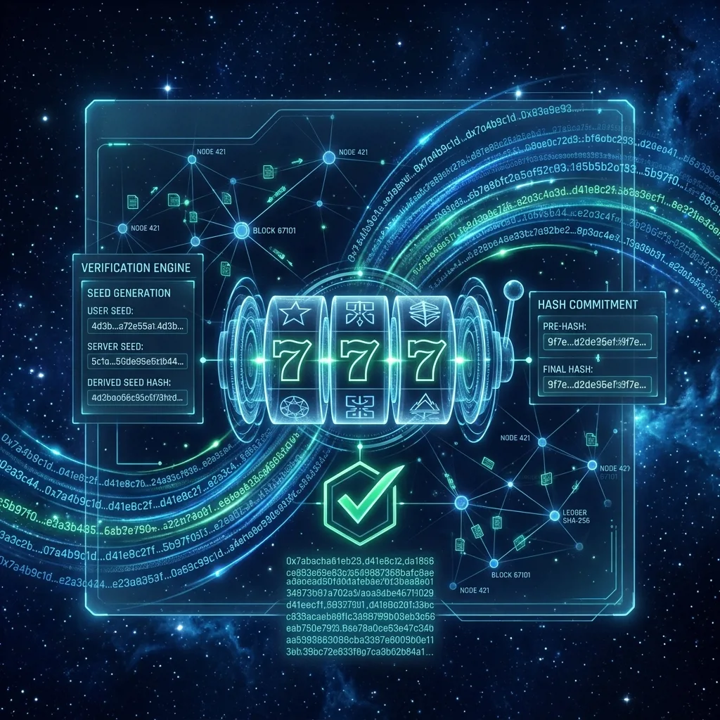 BGaming логотип и Provably Fair интерфейс