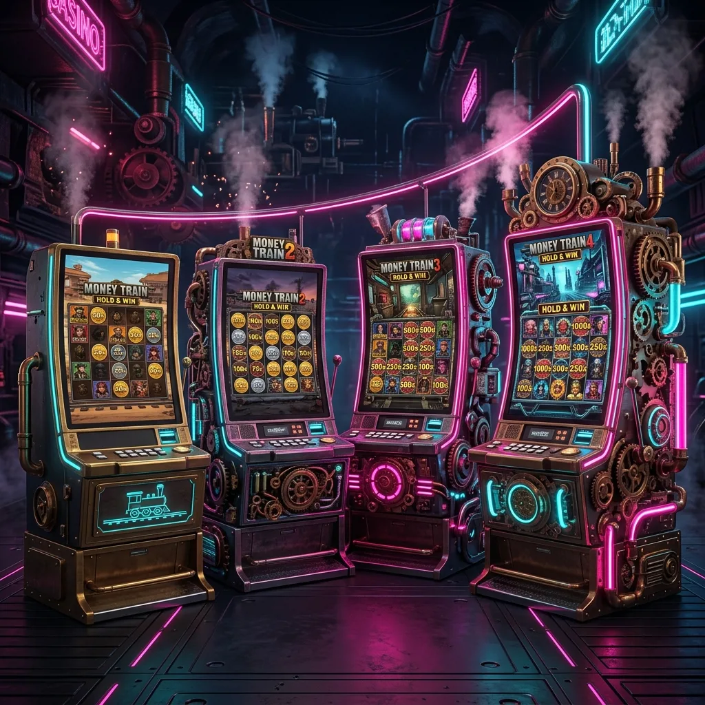 Сравнение игровых полей Money Train от первой до четвёртой части