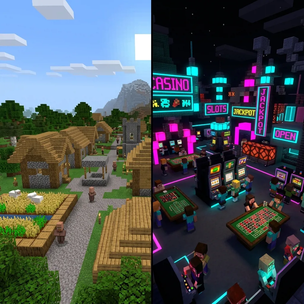 Гибридный игровой режим в Minecraft